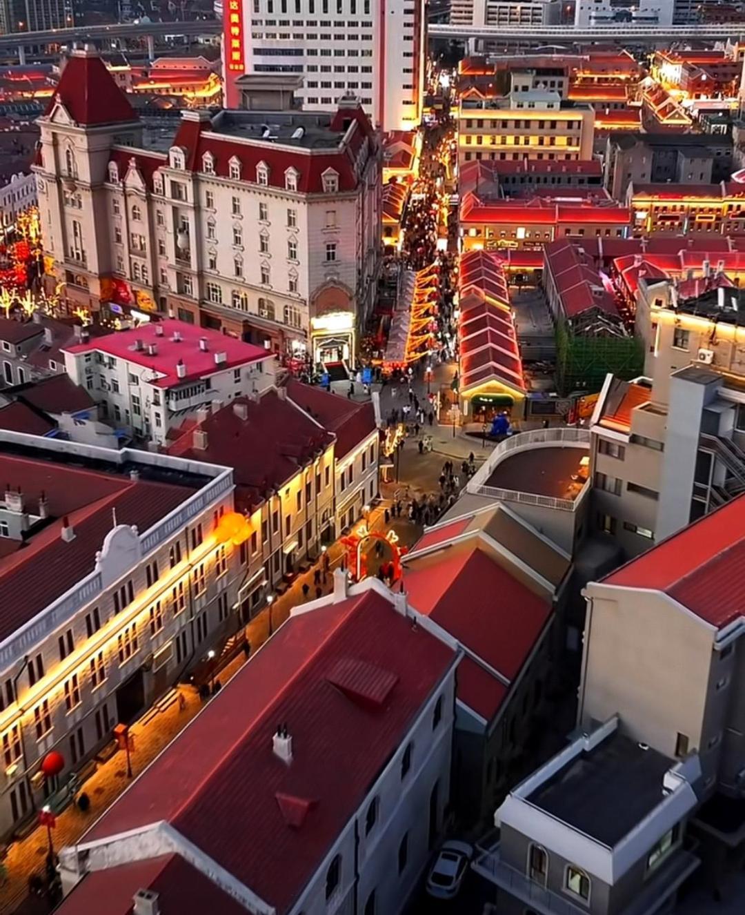 Hua Qi Kaiserdom Hotel Zhongshan Road St Michael'S Cathedral And Zhanqiao Pier Qingdao Luaran gambar